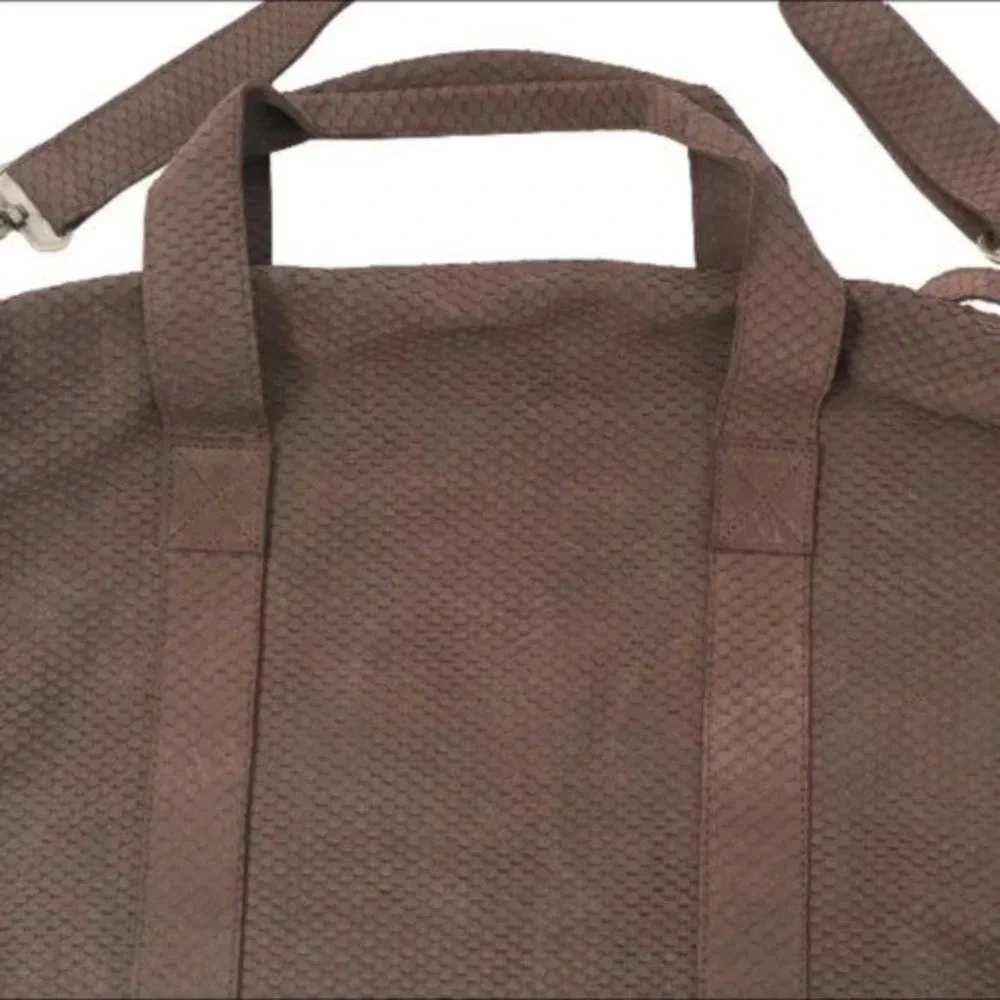 Lalla Marrakech Chocolate Leather Convertible Shoulder Bag
